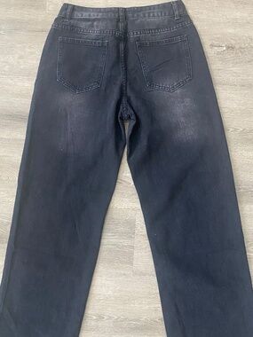 Black Women Size 27 Jeans (faded wash effect)